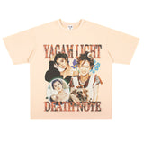 Film Star T Shirt Popular Female Singer Akina Nakamori People Loose Heavy Retro Street T-shirt Men and Women