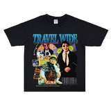 Film Star T Shirt Stephen Chow Short-Sleeved American Retro T-shirt for Men