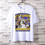 Basketball Sports T Shirt Student Short Sleeve T-Shirt Male Warrior Curry Basketball