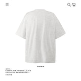 American vintage street T-shirt pure cotton men's and women's summer loose half-sleeves