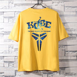 Basketball Sports T Shirt Nba Commemorative Kobe No. 24 Sweatshirt Student Short Sleeve T-Shirt Men'S Loose