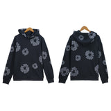 Denim Tears Hoodie Kapok Foam Hooded Sweater Trousers Sports Suit