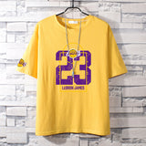 Basketball Sports T Shirt Kobe James Short Sleeve T-Shirt Male Student Loose Leisure Sports