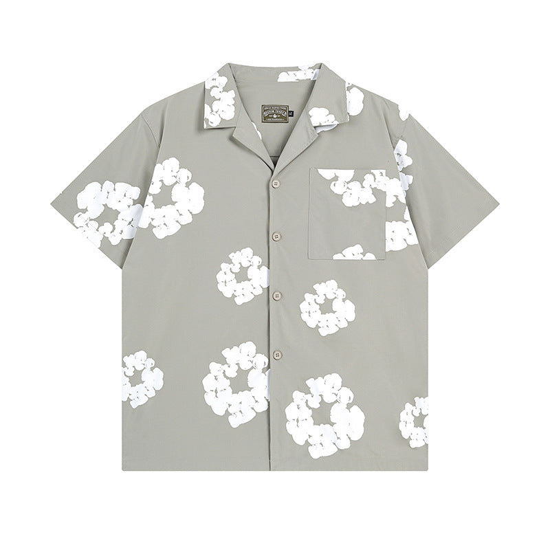 Denim Tears T Shirts Kapok Short-Sleeved Shirt Casual Shirt
