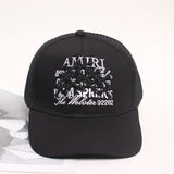 Amiri Hat AMIRI Fashion Baseball Cap, Embroidered Cap, Casual Versatile