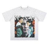 Film Star T Shirt Movie Andy Lau Short Sleeve Loose Retro American Street T-shirt