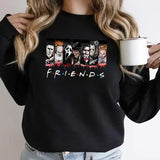 Friends Halloween Sweatshirt Horror Movie Hoodie