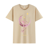 Basketball Sports T Shirt Short Sleeve T-Shirt Male Astronaut Loose Student