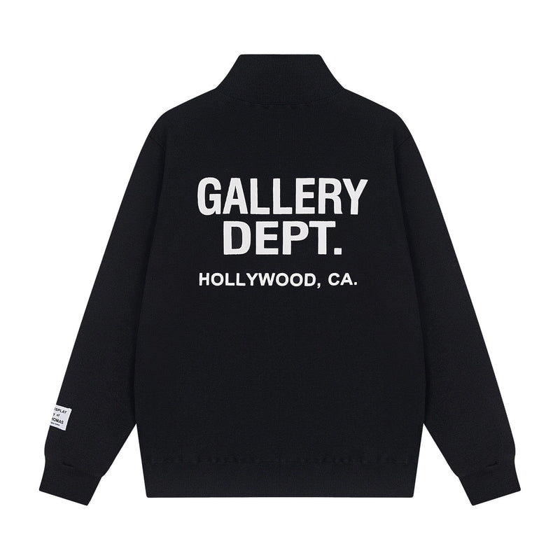 Gallery Dept Jacket Hollywood Limited Letter Cardigan Stand Up Jacket