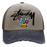 Stussy Hat Spring and Autumn Fashion Baseball Cap Breathable Retro Wash Printing