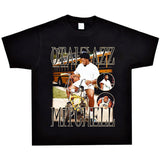 Basket Ball Star T Shirt Basketball Donovan Mitchell Washed Distressed Printed T-shirt Vintage Cotton Short Sleeve