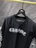 Chh Chrome Hearts T Shirts Autumn CH Ice Hockey Suit Sanskrit Letter Casual Loose Long Sleeve T-Shirt