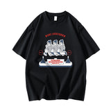 Nasa T Shirt Loose Men'S And Women'S Short-Sleeved Couple T-Shirt