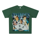 Film Star T Shirt Funny Stephen Chow Movie Short Sleeve Loose Retro T-shirt