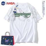 Nasa T-Shirt Summer Short-Sleeved T-Shirt Men'S And Women'S Loose T-Shirt Top