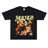 Basket Ball Star T Shirt Printed Short Sleeve Loose T-shirt