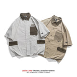 Men's Shirts Men's Summer Loose Short Sleeves Shirt