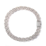 Chains Micro-set Zircon Hip Hop Necklace Personality Full Diamond St. Valentine's Spectrum