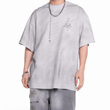 ERD T Shirts Loose Short Sleeve Vintage