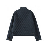 Ralph Lauren Coat RL Ralph Lauren, rhombus plaid stand-up neck cotton jacket jacket