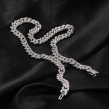 Chains Full Diamond 8MM Cuban Chain Punk Rock