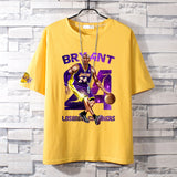 Basketball Sports T Shirt Nba Basketball Clothes James Kobe Cotton Short-Sleeved T-Shirt Men'S Loose