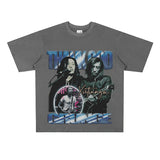 Film Star T Shirt Loose Weight Retro Street Cotton T-shirt