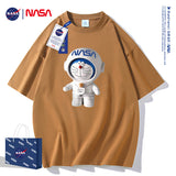 Nasa T Shirt Cotton Short-Sleeved T-Shirt Couple Summer Student Half Sleeve T-Shirt