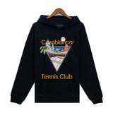 Casablanca Hoodie autumn and winter hooded sweater terry pure cotton