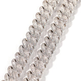 Chains Hip Hop Necklace ins Diamond Set Cuban Chain Jewelry Spectrum St. Valentine's