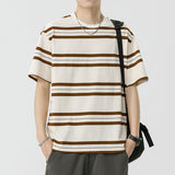 Mariner Shirt Women Haipeng Cloud Men's Summer Stripes T-shirt Short Sleeve Men's American Fashion Brand