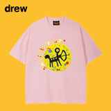 Drew T Shirts Drew Short Sleeve Smiley Face Spring and Summer