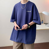 Nasa T Shirt Summer Short-Sleeved Men'S T-Shirt Trendy Casual Half-Sleeved Round Neck Loose