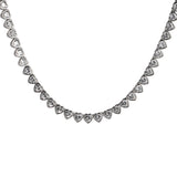 Chains Love Necklace Women's 4mm Diamond Light Luxury Clavicle Neck Chain Spectrum