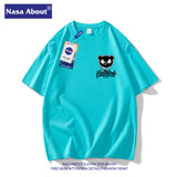 Nasa T Shirt Loose Cotton Short Sleeve T-Shirt Trendy Half Sleeve