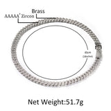 Chains Full Diamond 8MM Cuban Chain Punk Rock