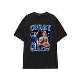 Basketball Sports T Shirt Loose-Fitting Pure Cotton Short Sleeves T-Shirt Male Student All-Match Warrior Curry