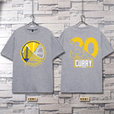 Basketball Sports T Shirt Nba Basketball Clothes Warriors Lakers Short Sleeve T-Shirt Men'S Loose