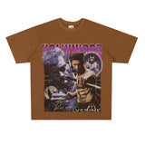 Film Star T Shirt Movie the Wolverine Cotton Short Sleeve Loose Retro T-shirt Men