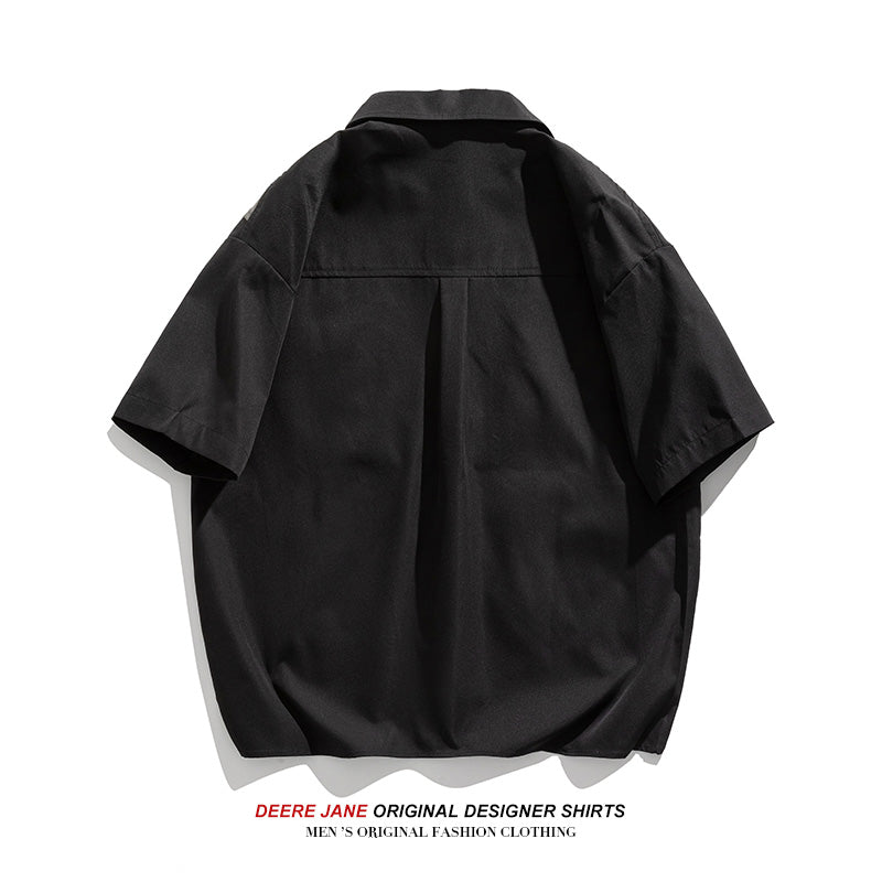 Men's Shirt Short-Sleeved Shirt Men's Summer Loose Casual