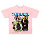 Film Star T Shirt Stephen Chow Short-Sleeved American Retro T-shirt for Men