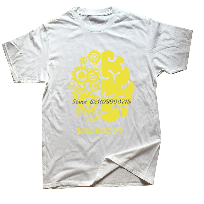 Cotton T Men's Engineering Brain Short Sleeve
