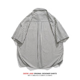 Men Shirts Summer Short Sleeve Shirt Men's Loose Men's Tops Casual
