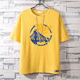 Basketball Sports T Shirt Summer Warriors Curry 30 Student Basketball Sports Breathable Short Sleeve T-Shirt Men