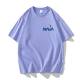 Nasa T Shirt Summer Men'S Short Sleeve Loose Half-Sleeve Top