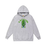 Bathing Ape Hoodie Autumn/Winter Letter Print Loose Hoodie Pullover Ape Sweater