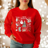 Retro Christmas Sweatshirt Aesthetic Claus