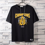 Basketball Sports T Shirt Curry Printed Loose Large Size Short Sleeve T-Shirt For Men