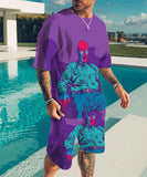 Heisenberg T Shirt T-Shirt Short Sleeve Suit 3d Deadly Poison Artist Printed Casual Sports