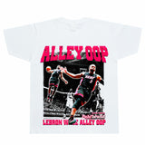 Basket Ball Star T Shirt Basketball Washed Distressed Dwyane Tyrone Wade Short Sleeve Printed T-shirt